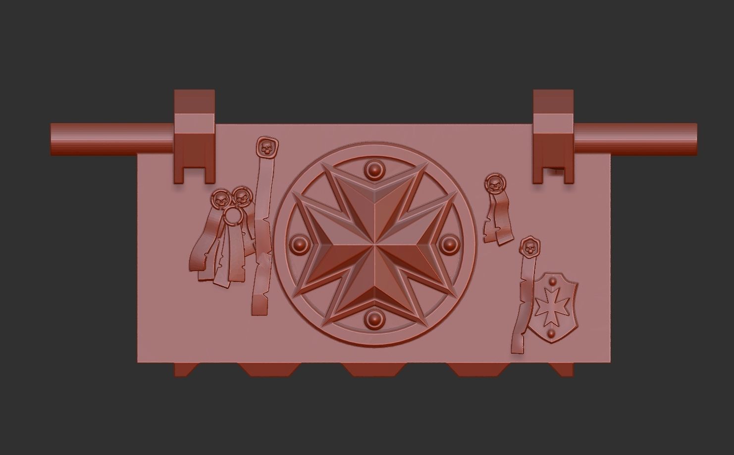 SM Land Raider Front Doors 3D print model_6