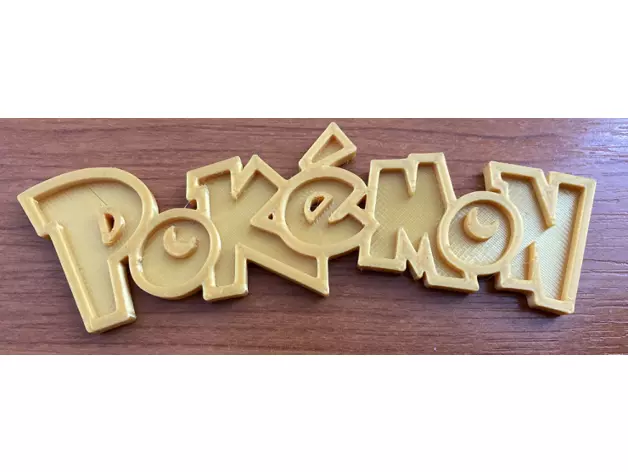 Pokemon Logo 3D model_0