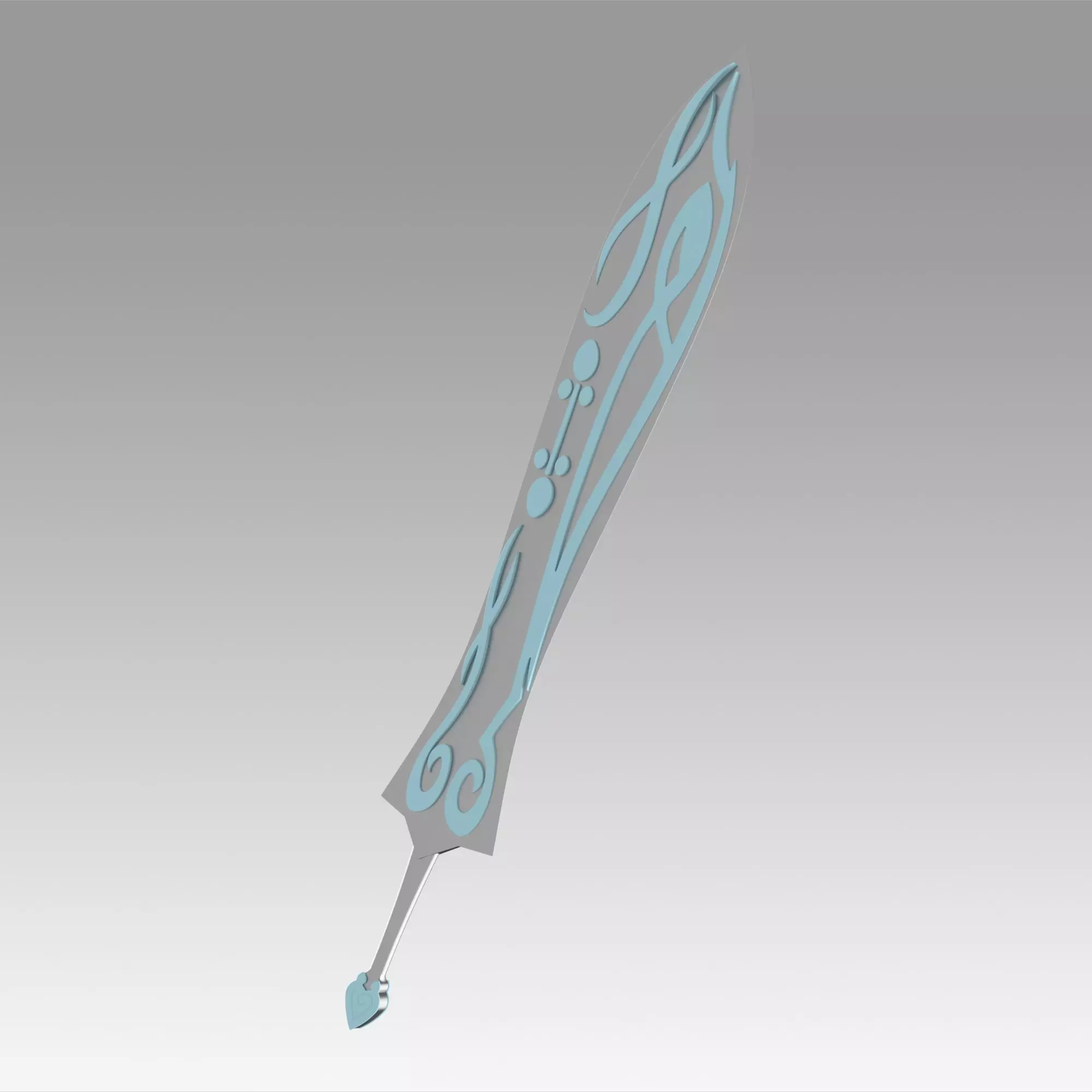 Twin Star Exorcists Benio Adashino Sword Cosplay Weapon Prop 3D print model