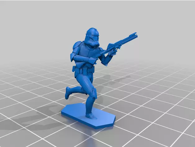 Star Wars Army Men Republic Phase II 3D model_0