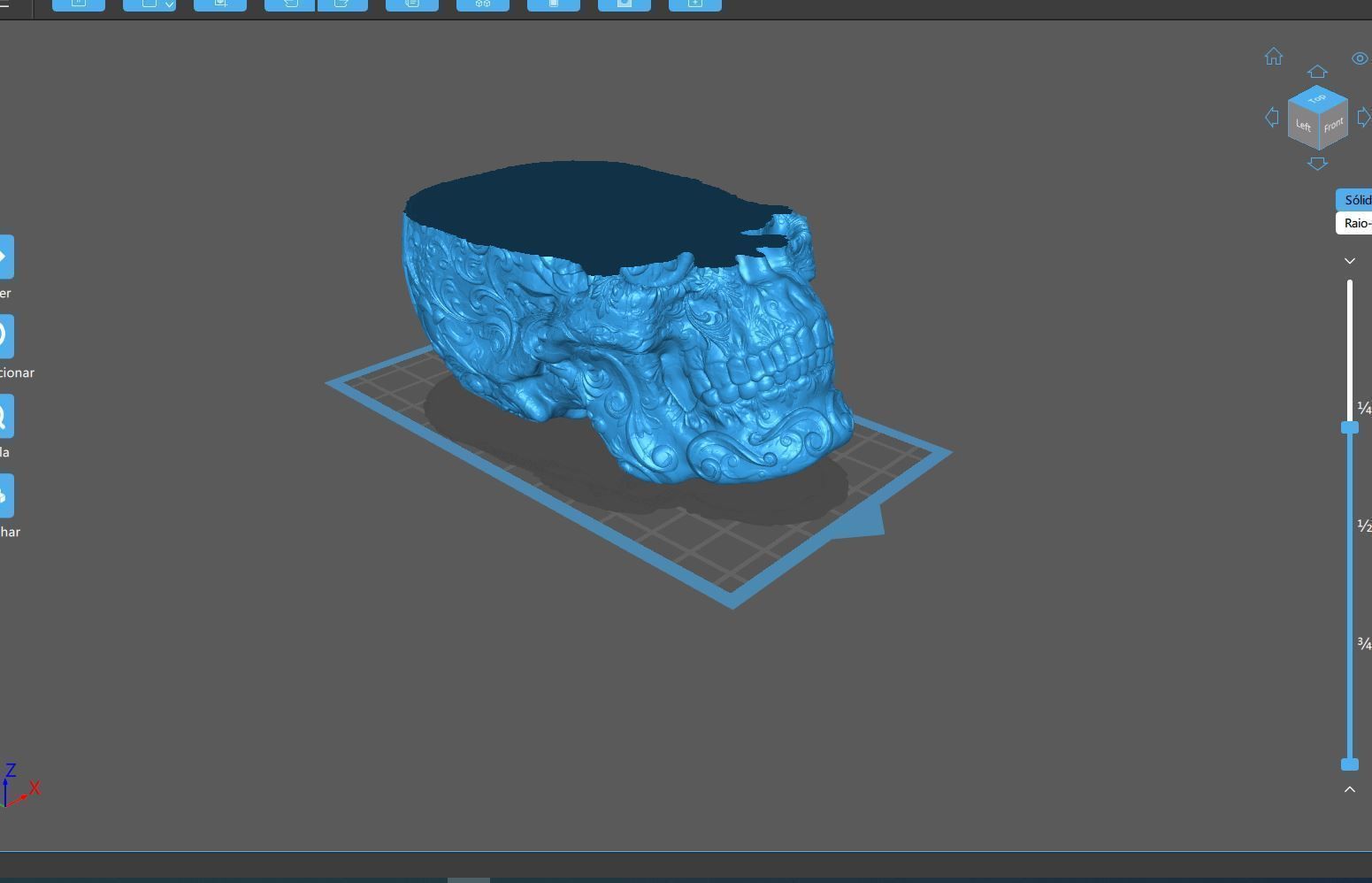 Skull Calavera Ornamental 3D print model_5