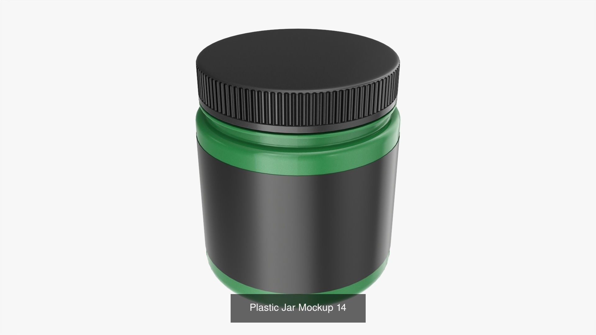 Plastic Jars for Mockup 15 models 3D Model Collection_38