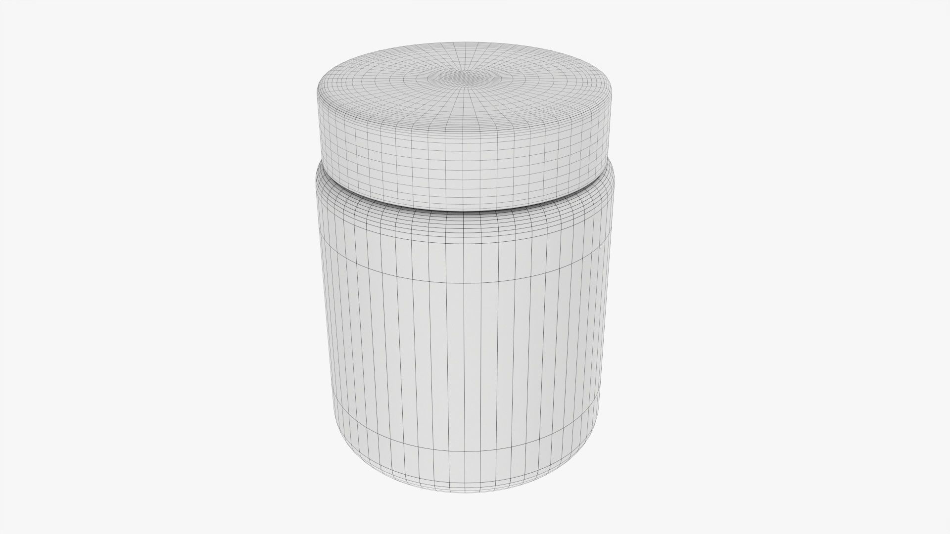 Plastic Jars for Mockup 15 models 3D Model Collection_8
