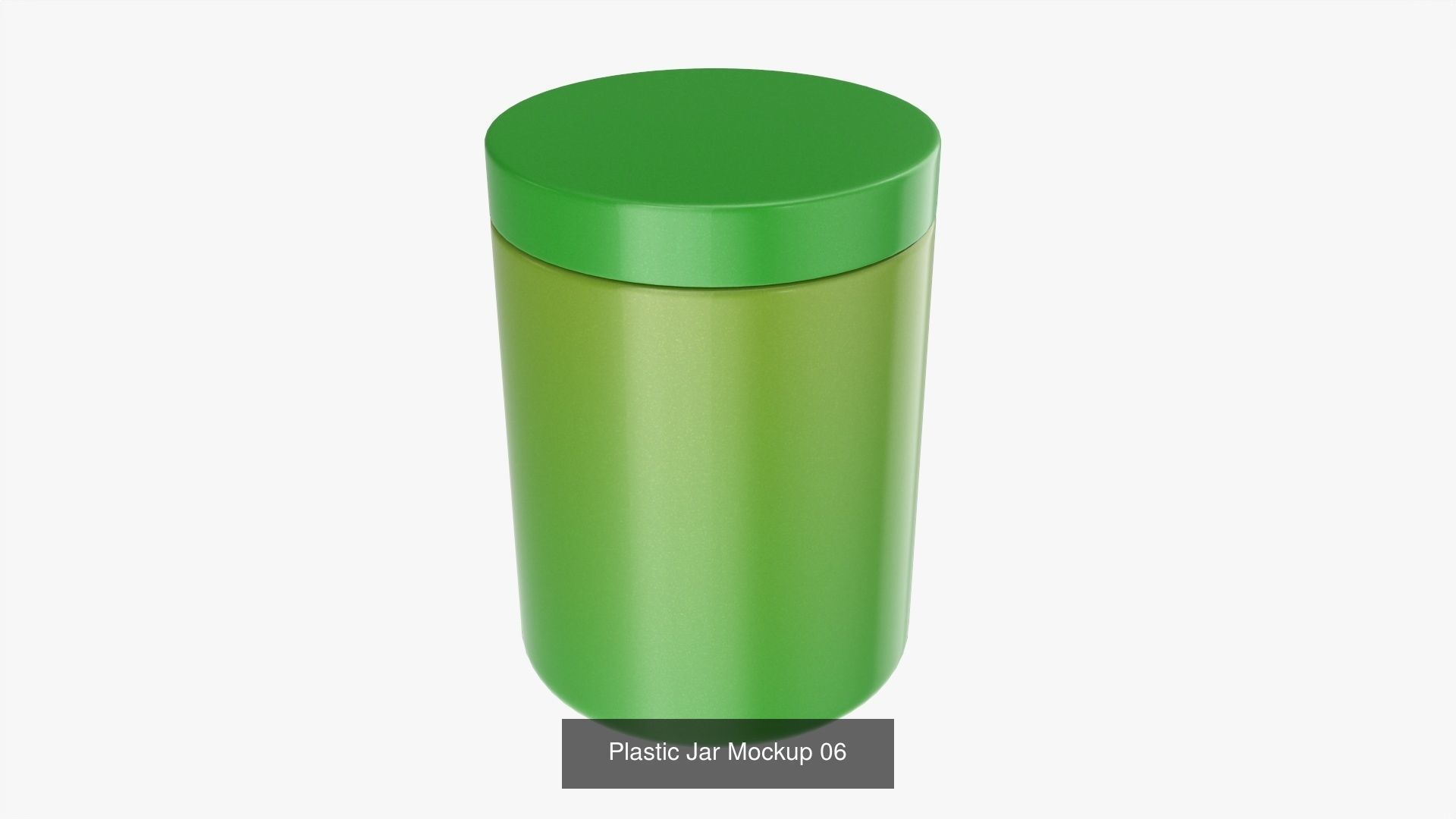 Plastic Jars for Mockup 15 models 3D Model Collection_12