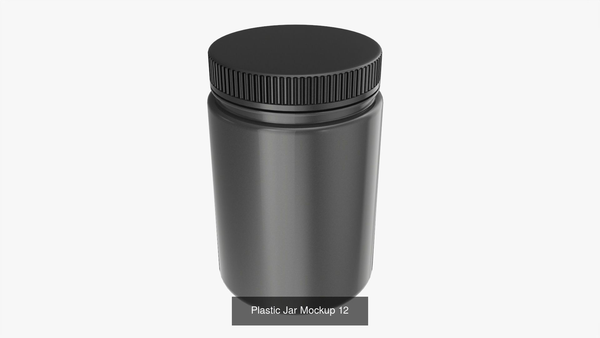 Plastic Jars for Mockup 15 models 3D Model Collection_30