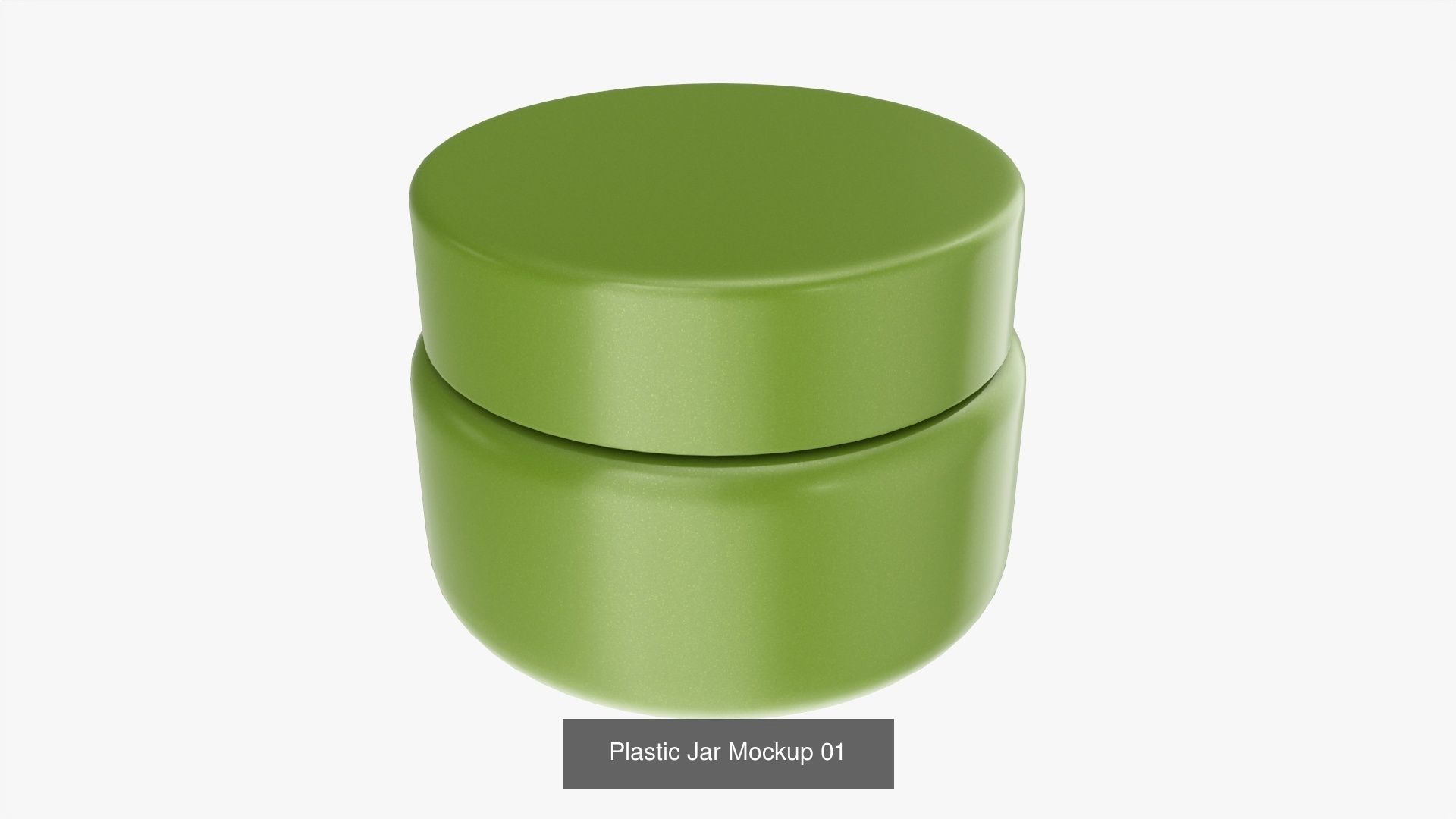 Plastic Jars for Mockup 15 models 3D Model Collection_1