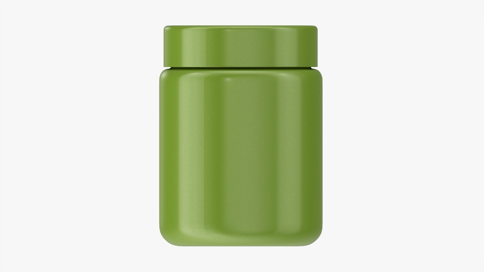 Plastic Jars for Mockup 15 models 3D Model Collection_4