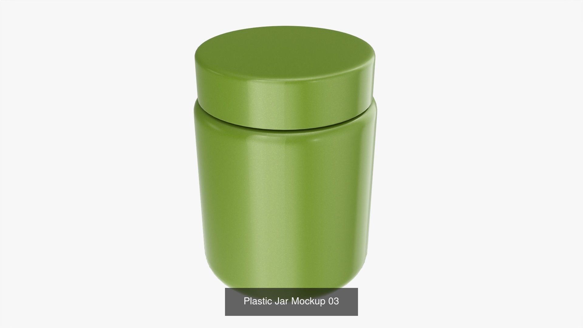 Plastic Jars for Mockup 15 models 3D Model Collection_3