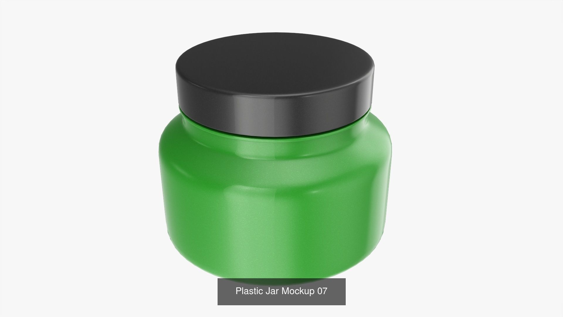 Plastic Jars for Mockup 15 models 3D Model Collection_19