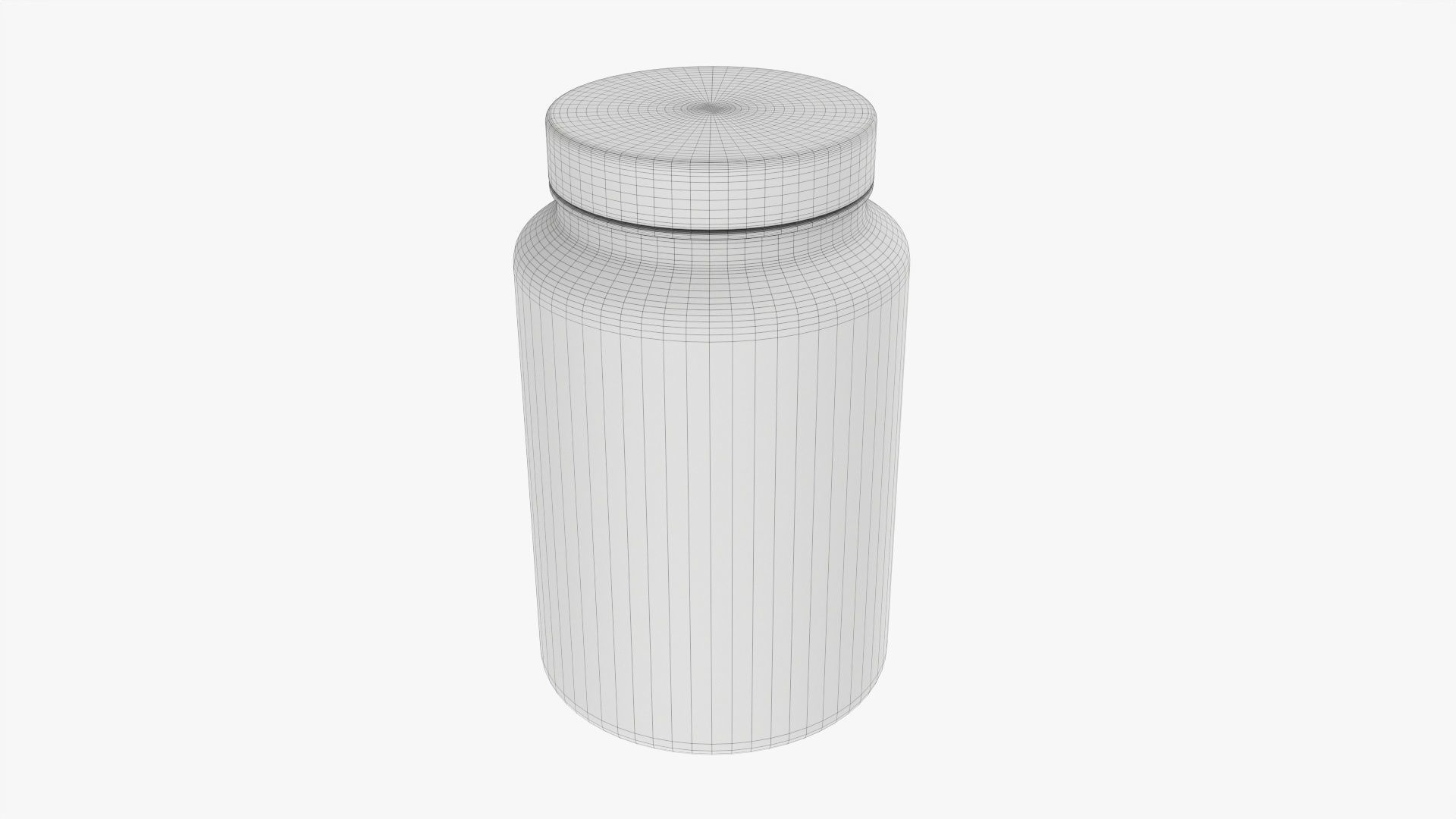 Plastic Jars for Mockup 15 models 3D Model Collection_26