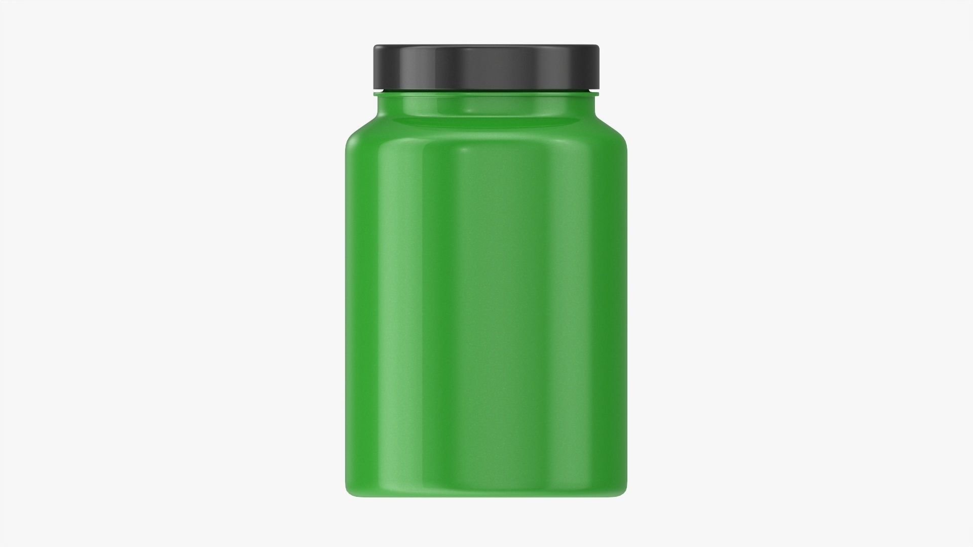 Plastic Jars for Mockup 15 models 3D Model Collection_22