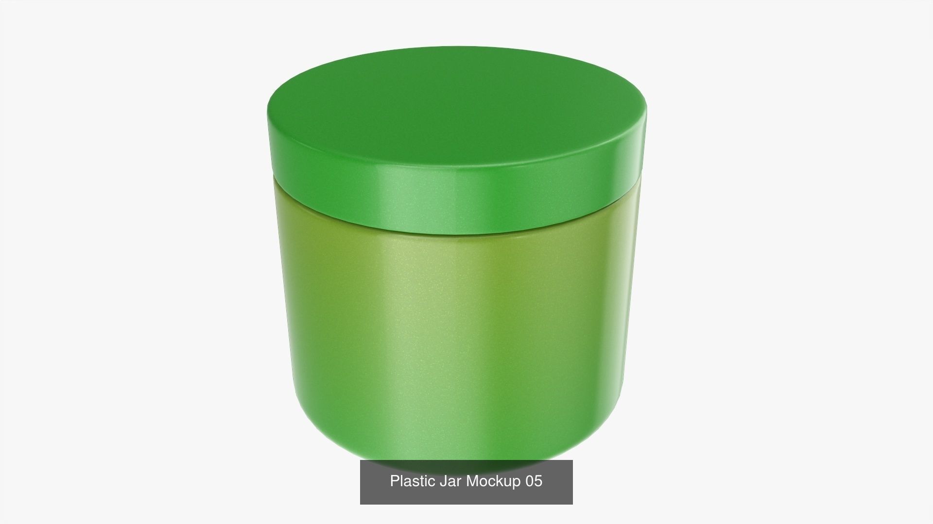 Plastic Jars for Mockup 15 models 3D Model Collection_11