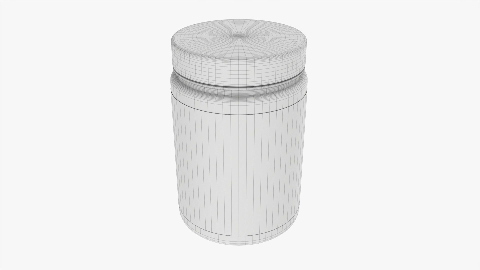 Plastic Jars for Mockup 15 models 3D Model Collection_45