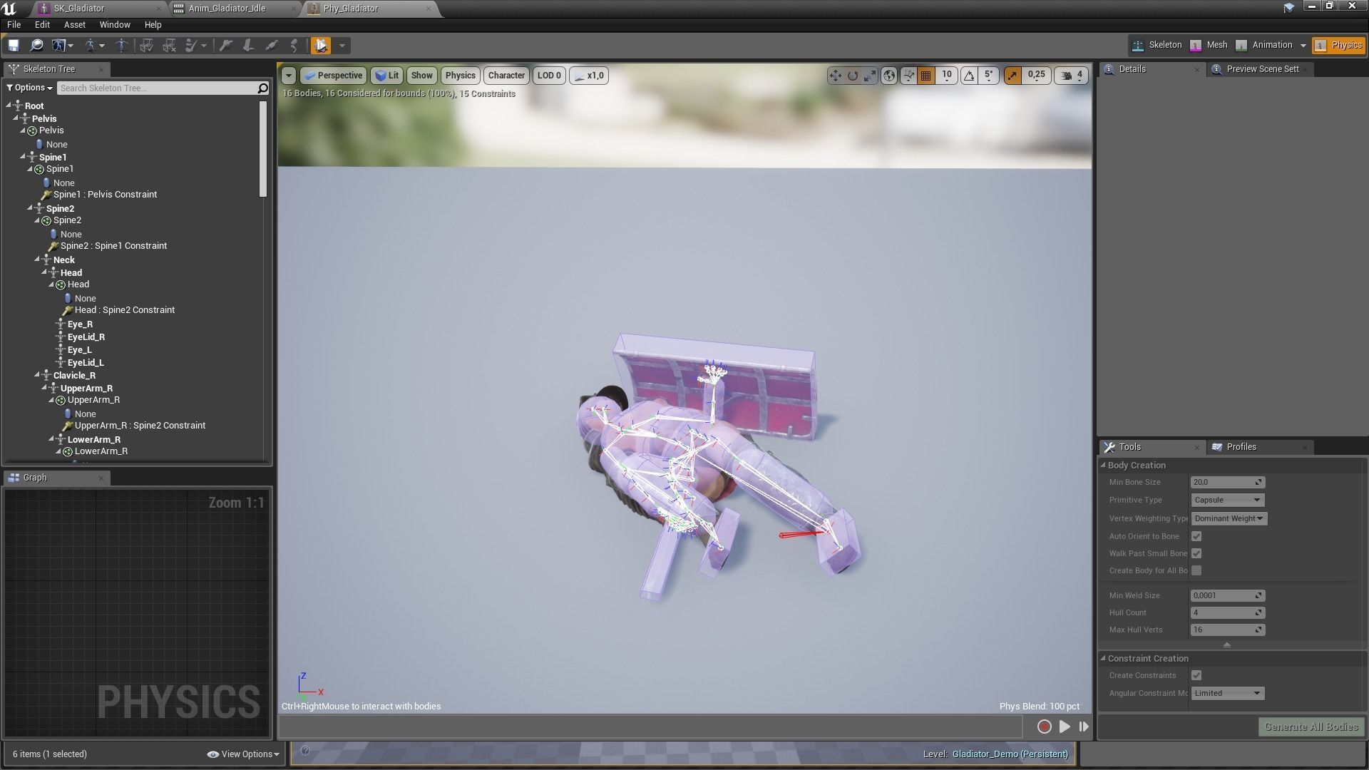 Gladiator Murmillo Low-poly 3D model_21