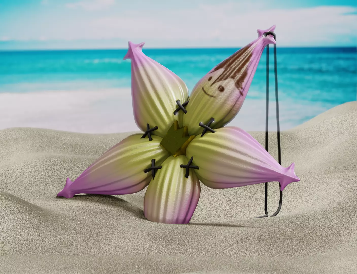 Kingdom Hearts Wayfinder Seashell Thalassa Shell Cosplay 3D print model_0