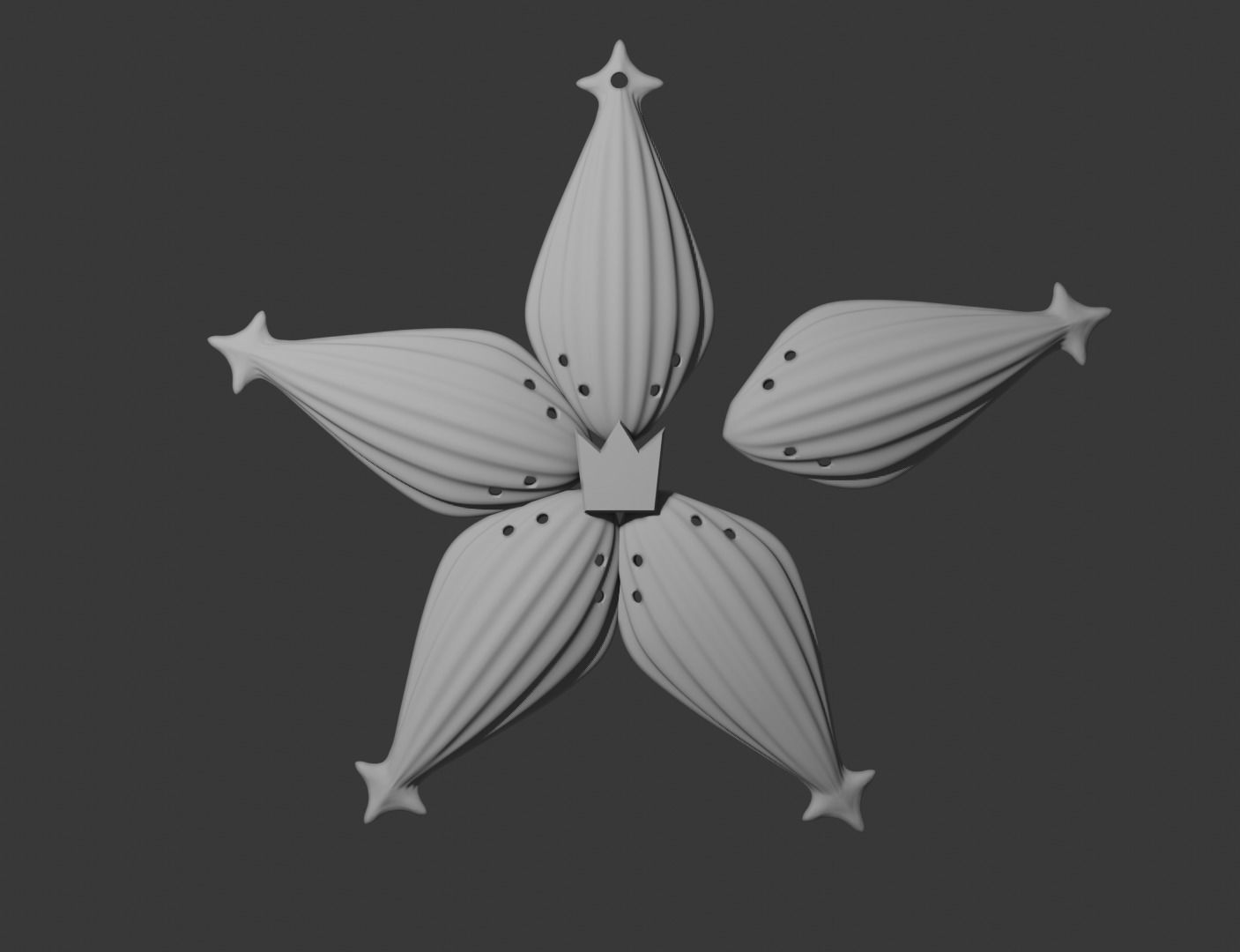 Kingdom Hearts Wayfinder Seashell Thalassa Shell Cosplay 3D print model_3