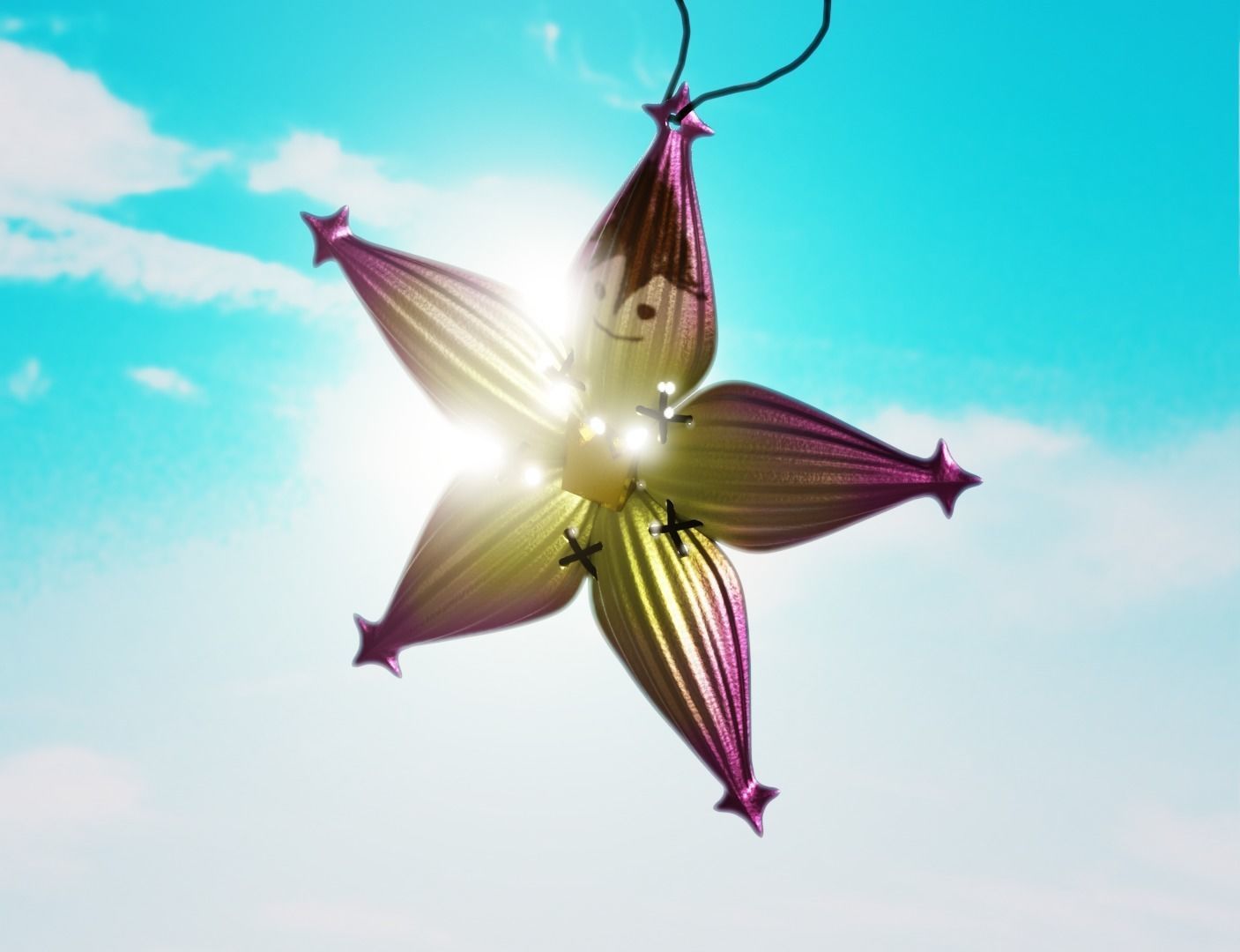 Kingdom Hearts Wayfinder Seashell Thalassa Shell Cosplay 3D print model_2