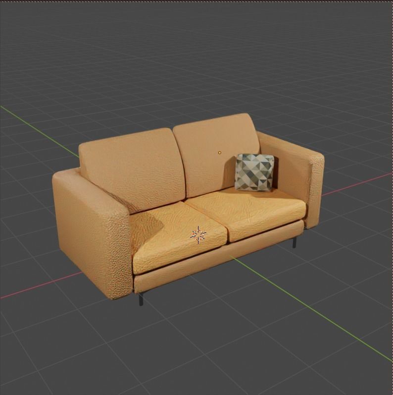 Sofa 3D model_1