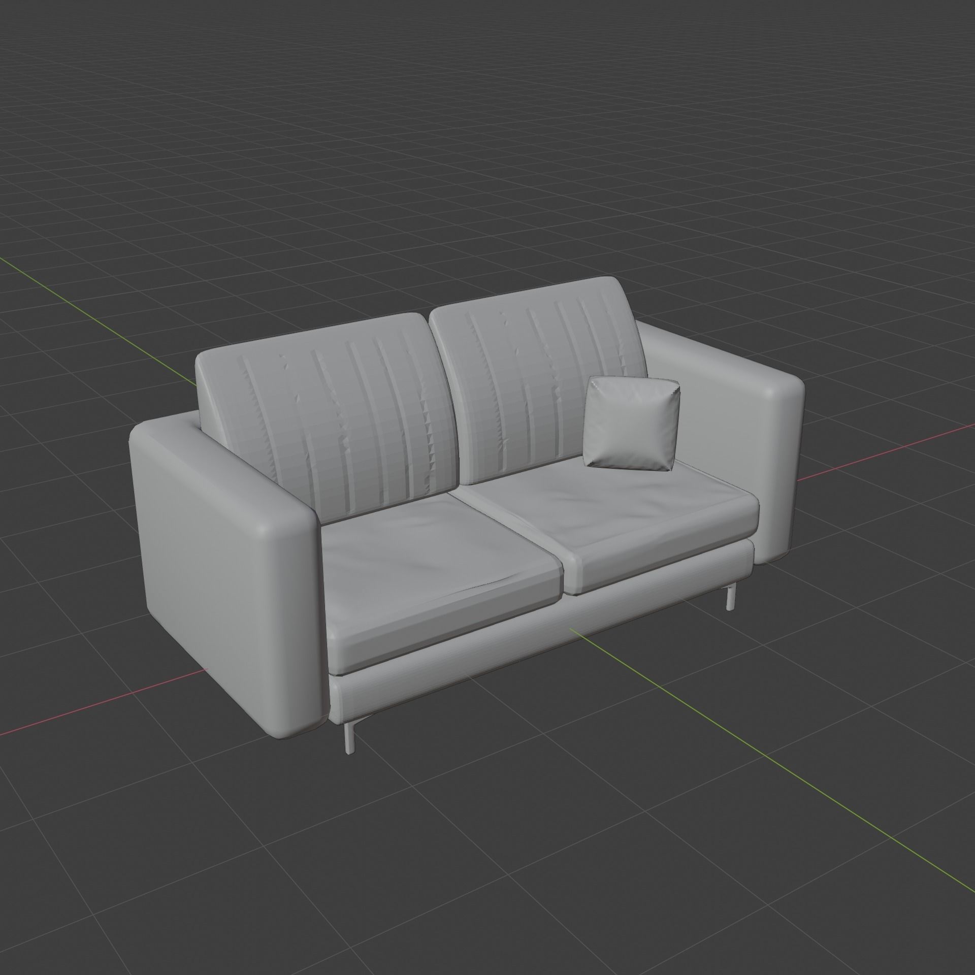 Sofa 3D model_2