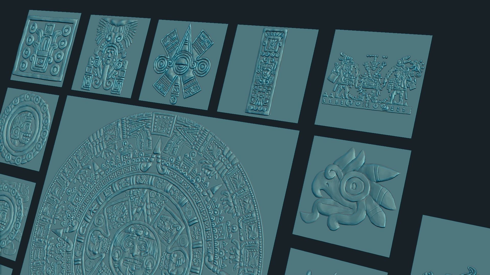 AZTEC ALPHA PACK 3D model_2