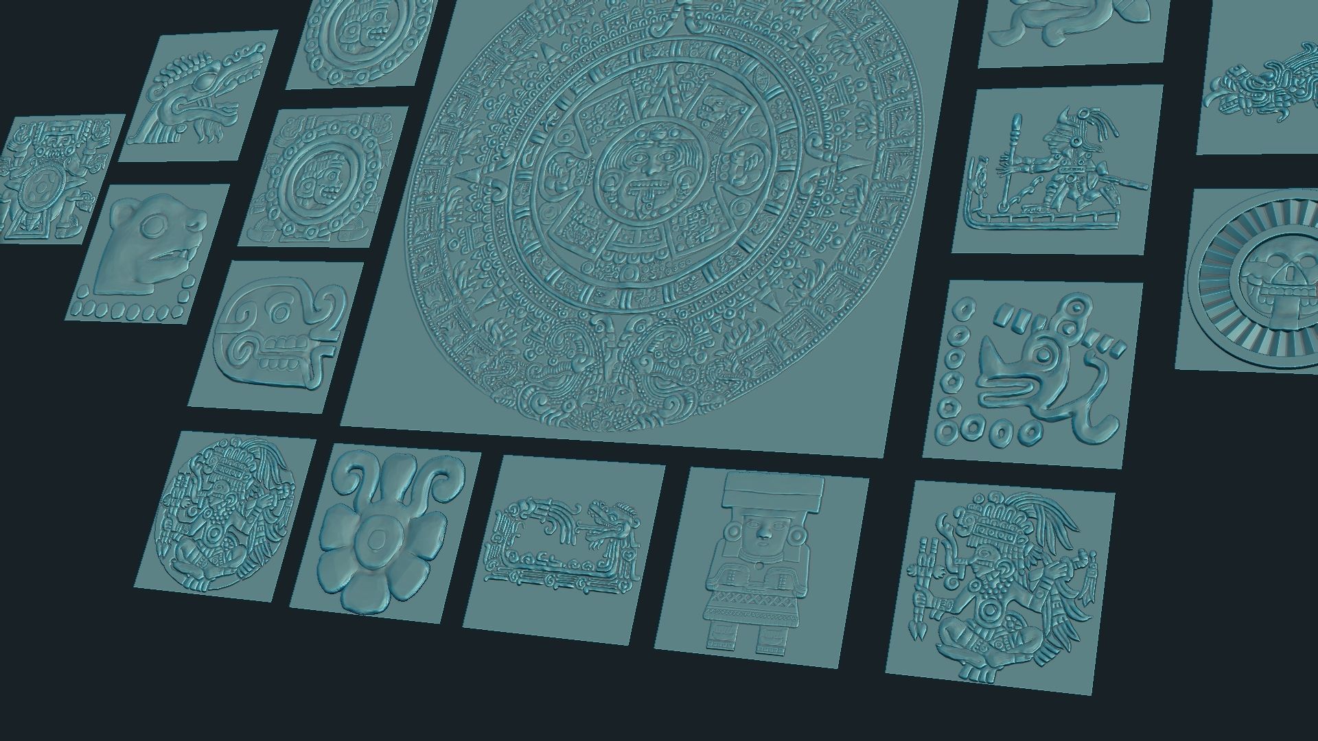 AZTEC ALPHA PACK 3D model_3