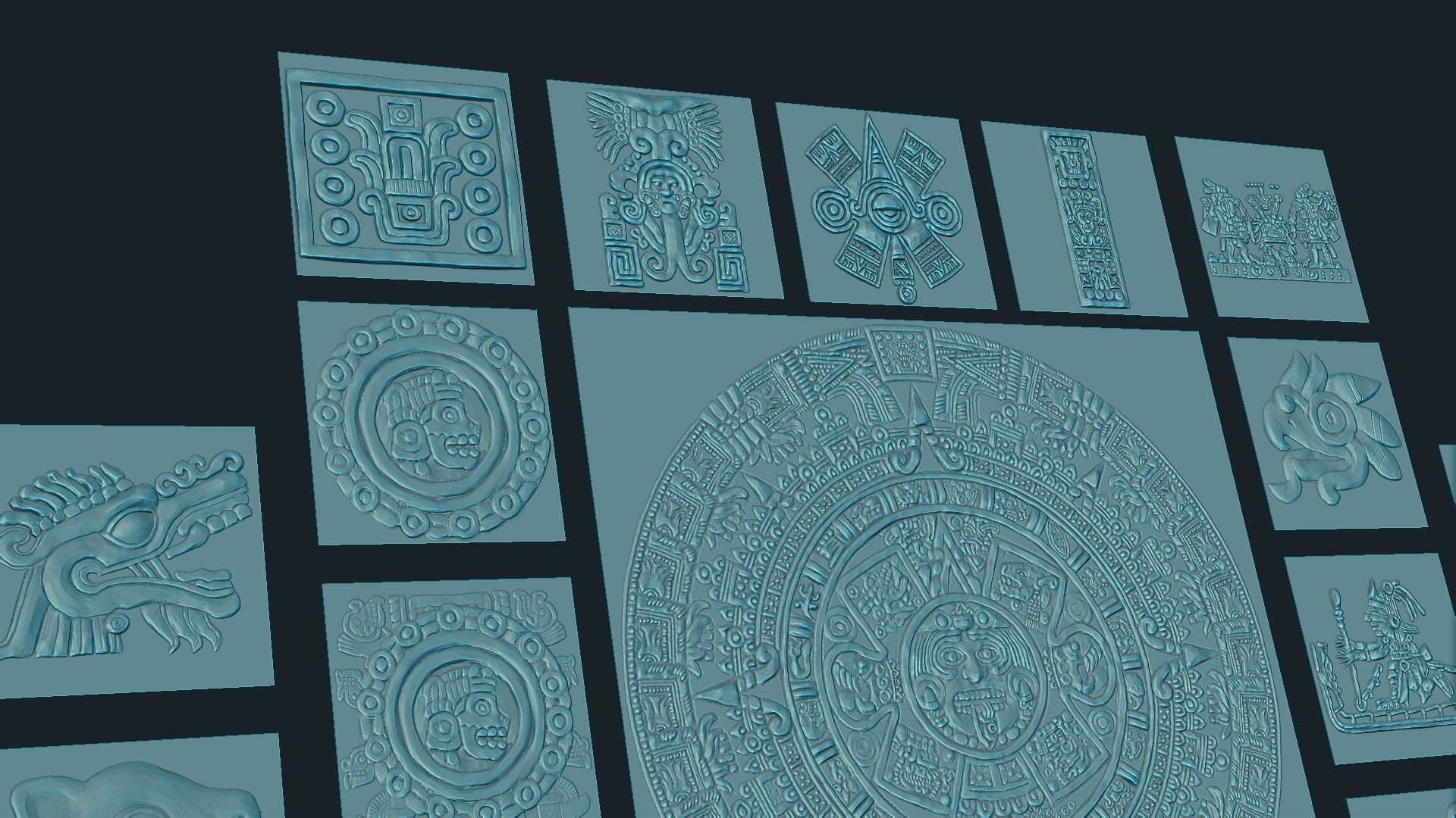 AZTEC ALPHA PACK 3D model_1