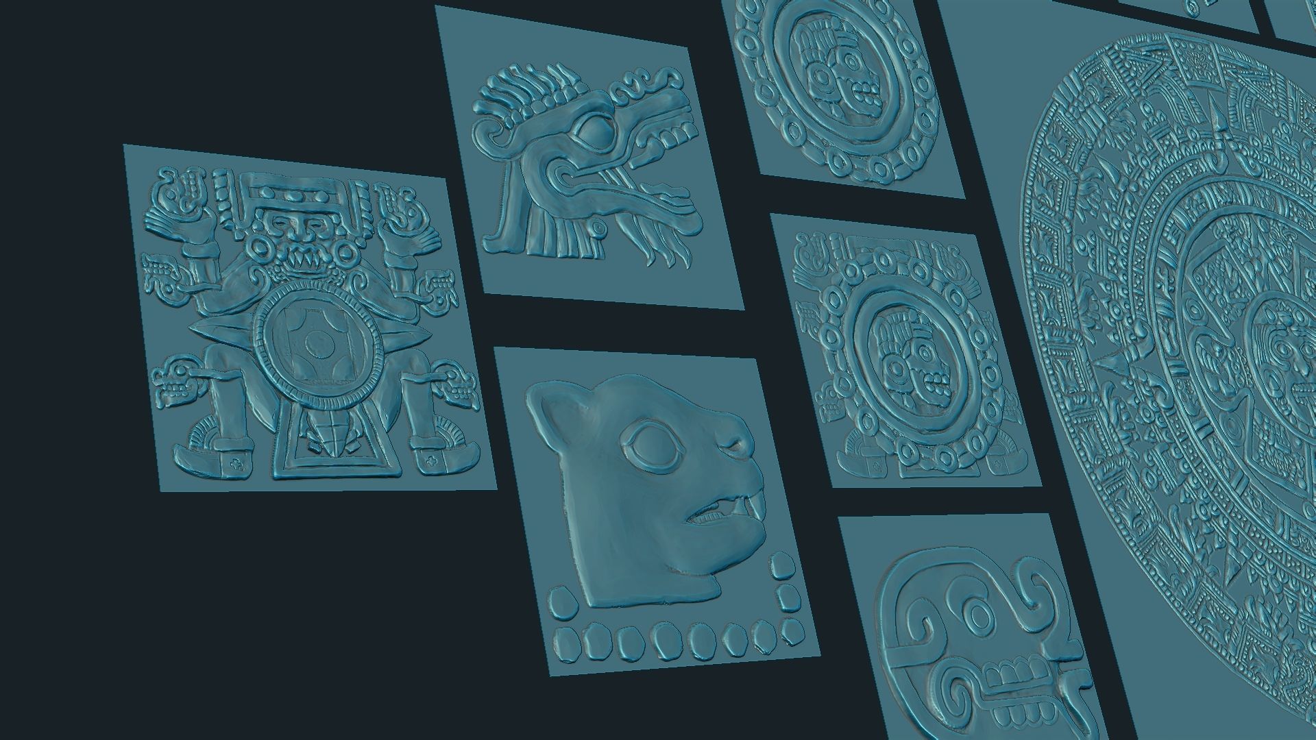 AZTEC ALPHA PACK 3D model_5