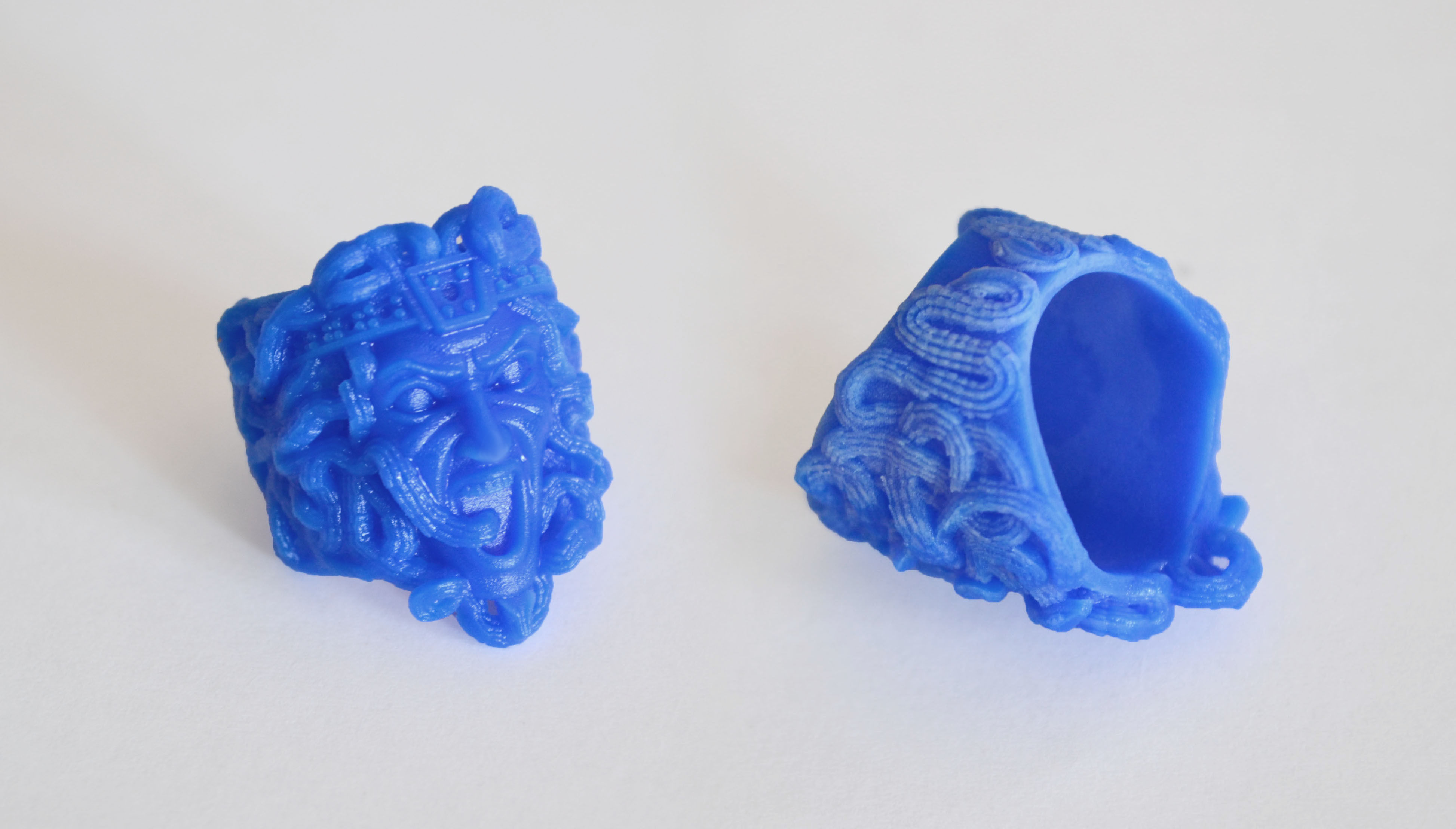 Medusa Gorgon ring 3D print model_2