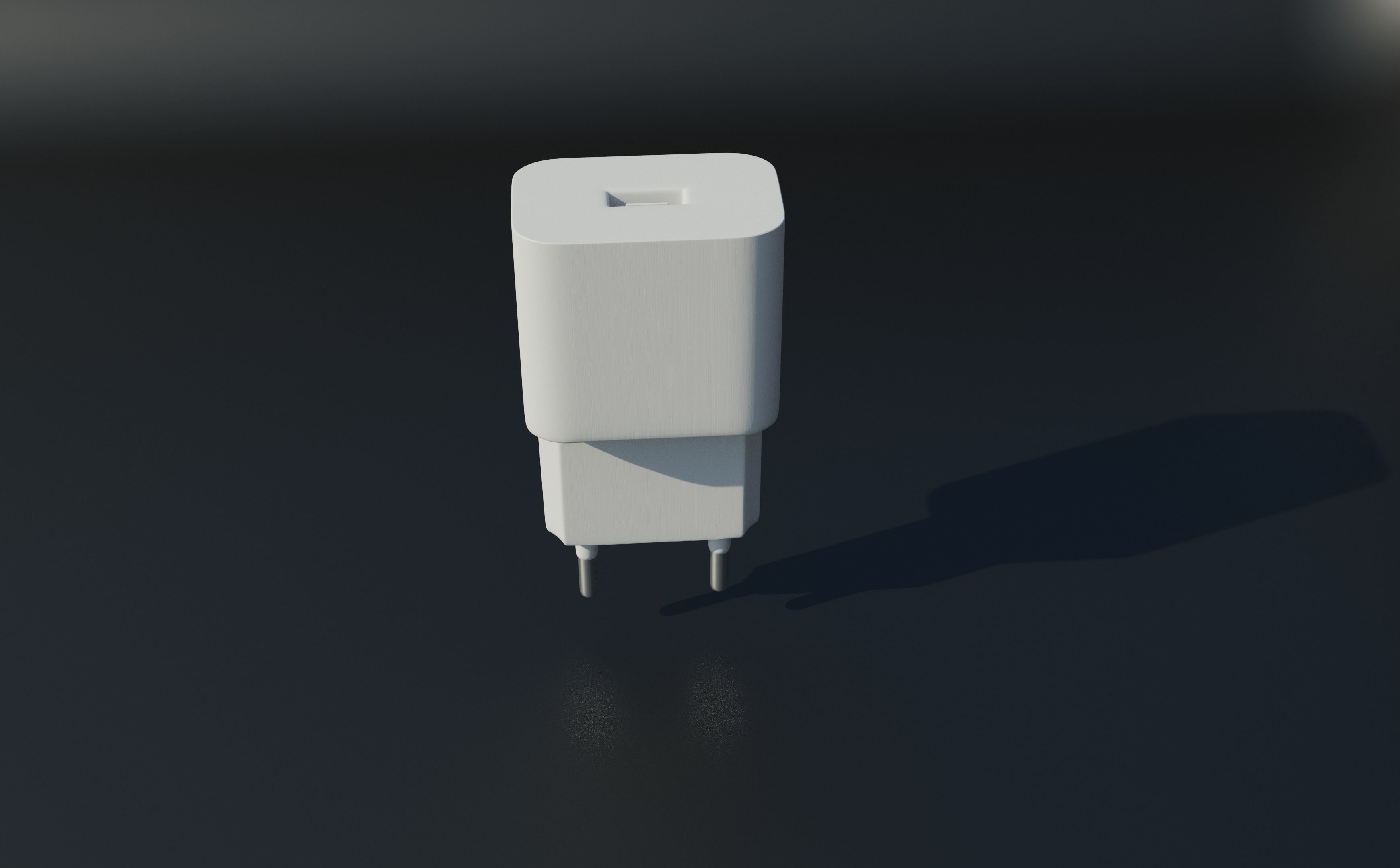 USB charging 3D model_3