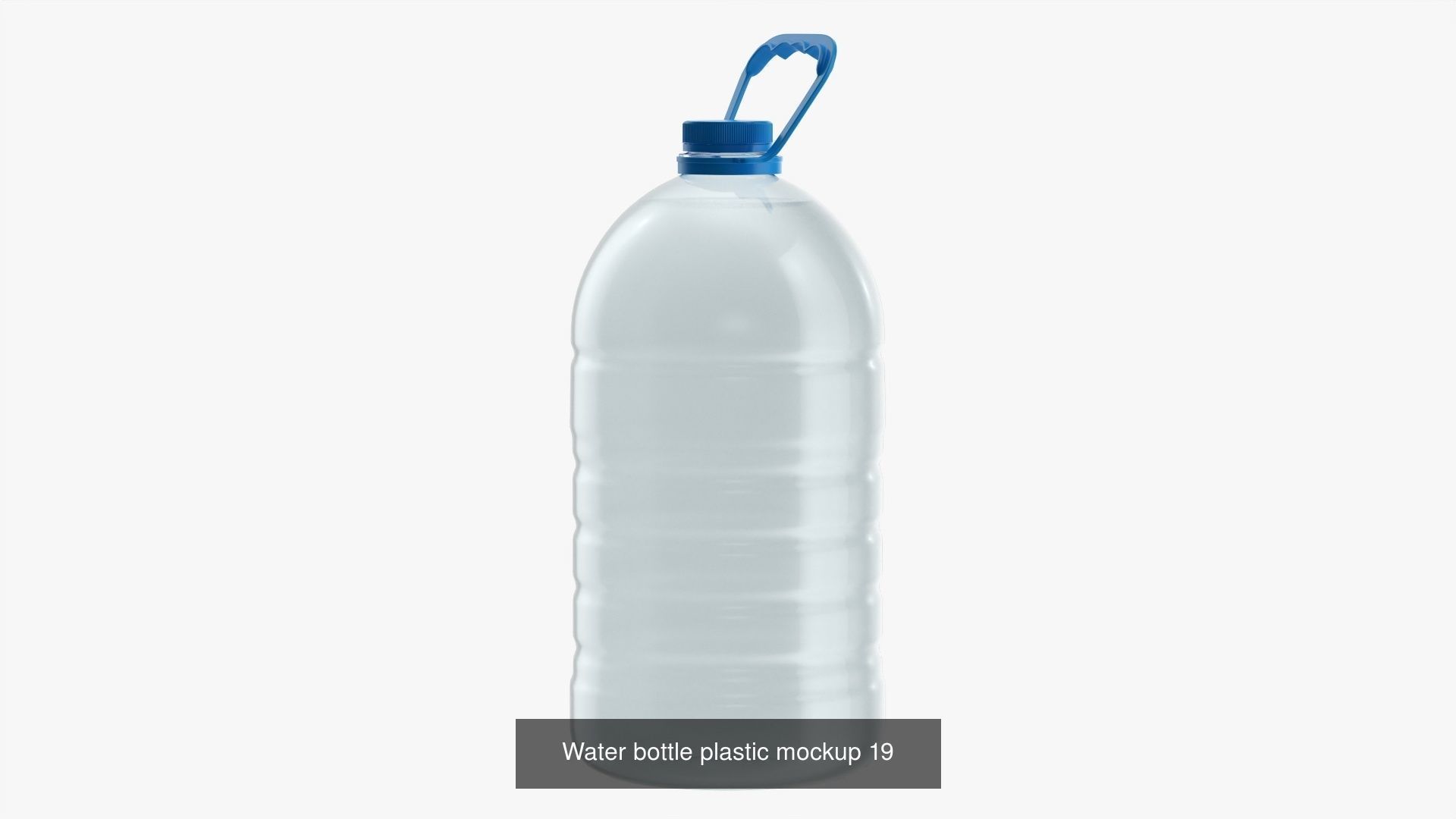 Plastic glass water bottles 18 Models PBR 3D Model Collection_18