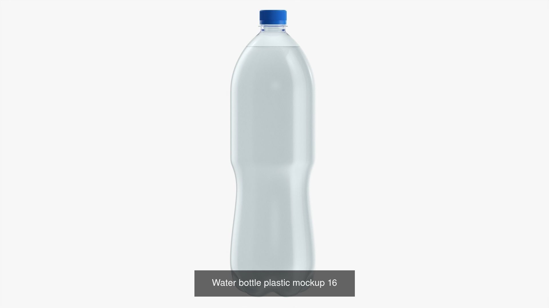 Plastic glass water bottles 18 Models PBR 3D Model Collection_15