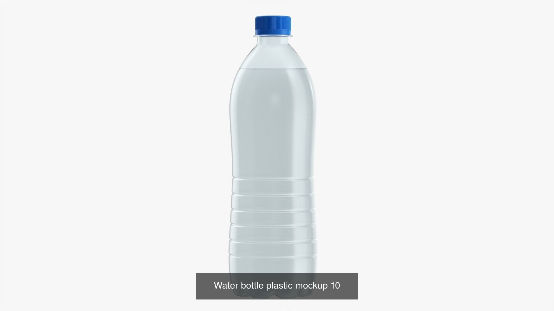 Plastic glass water bottles 18 Models PBR 3D Model Collection_9