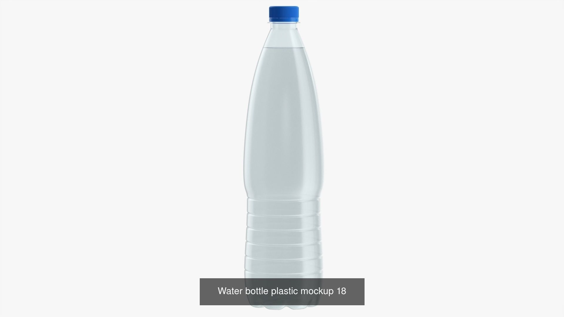 Plastic glass water bottles 18 Models PBR 3D Model Collection_17