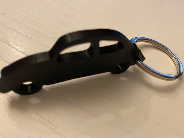 llavero coche  3D model_3