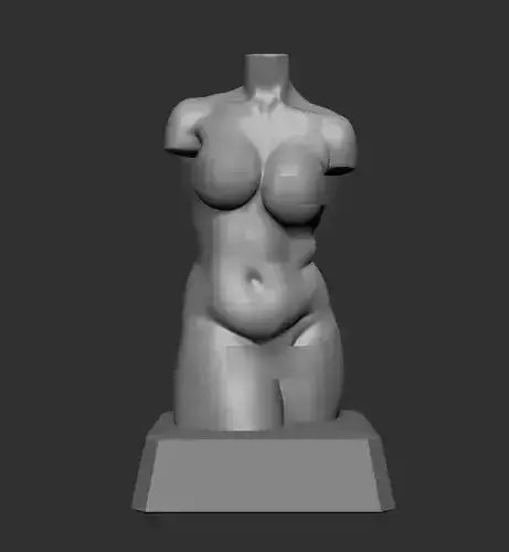 Female Torso 01 - 3D Print Model 3D print model