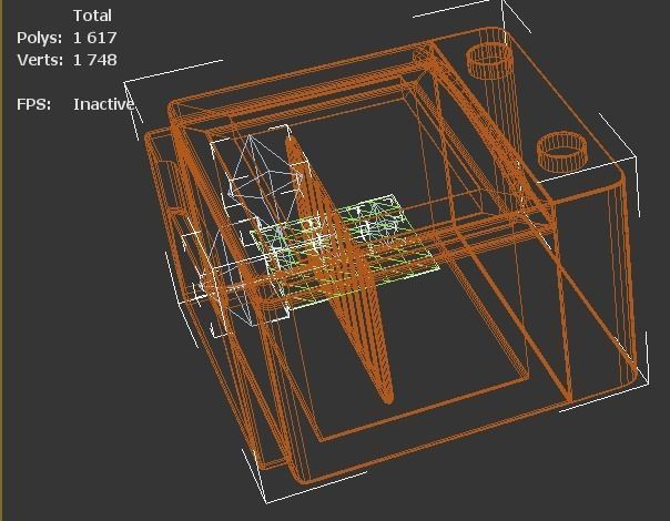 crazy oven Low-poly 3D model_7