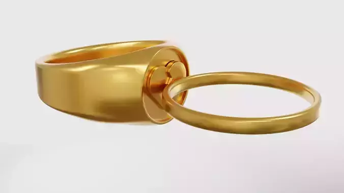 Broken hearts rings for couples