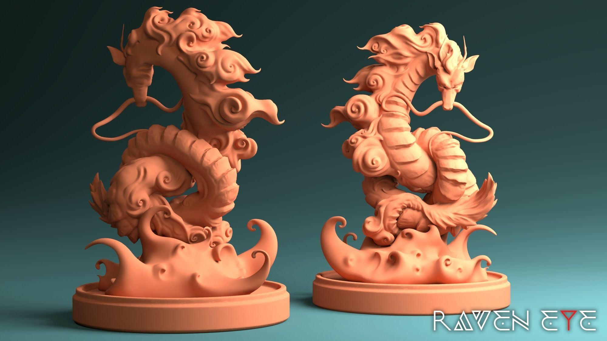 Haku spirited away dragon 3D print model 3D print model_2