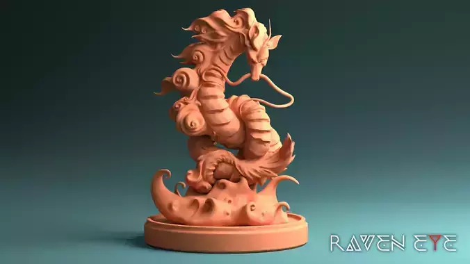 Haku spirited away dragon 3D print model 3D print model