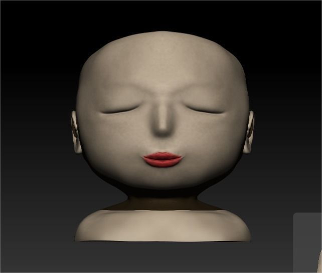 vase woman 3D print model_5