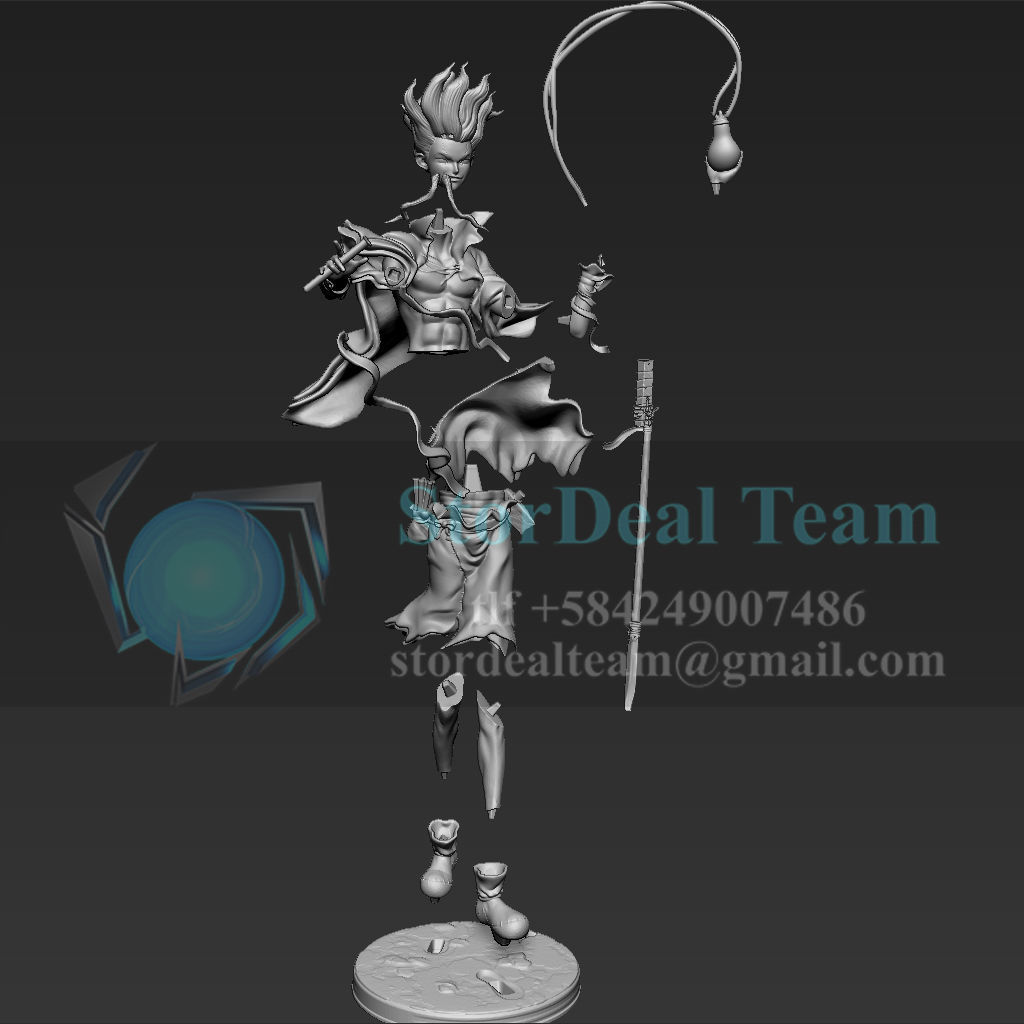 Senku - Dr Stone - STL 3D print model_1