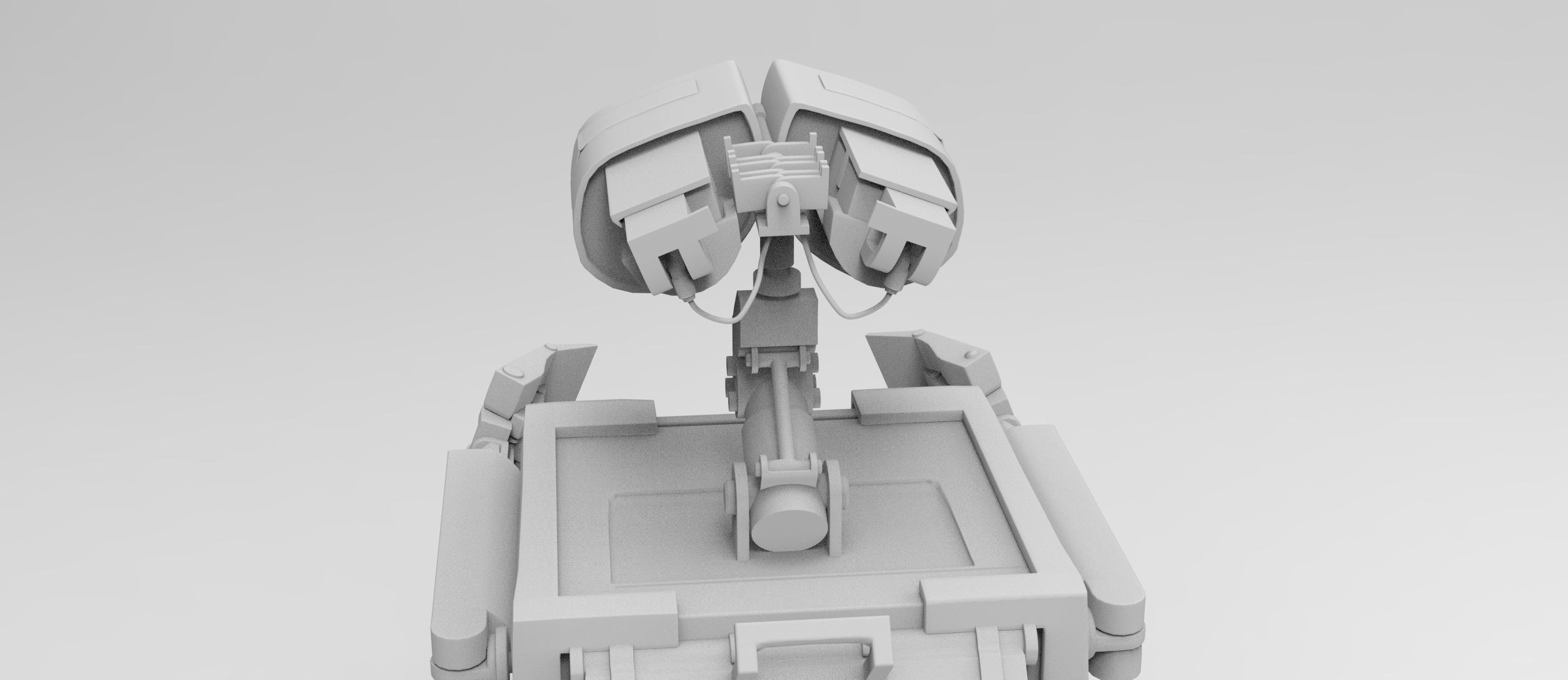 Wall - E robot 3D model_3