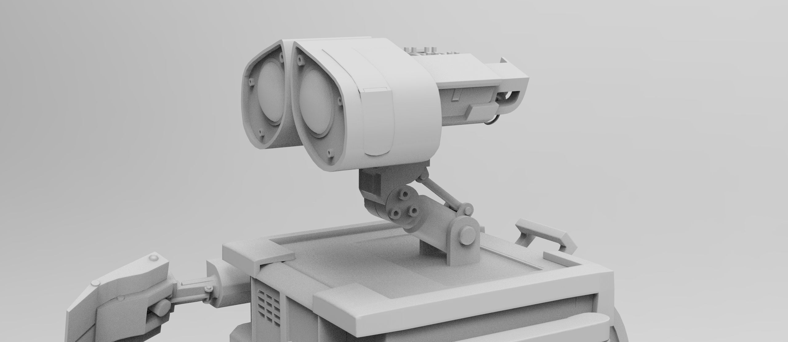Wall - E robot 3D model_5