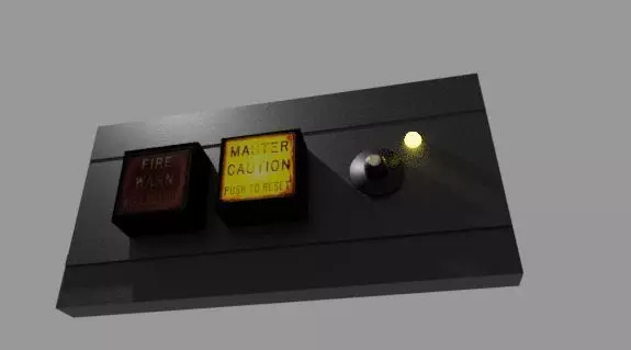 Control Panel 3D model_0
