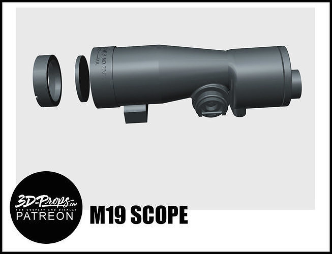 M19 SCOPE 3D print model