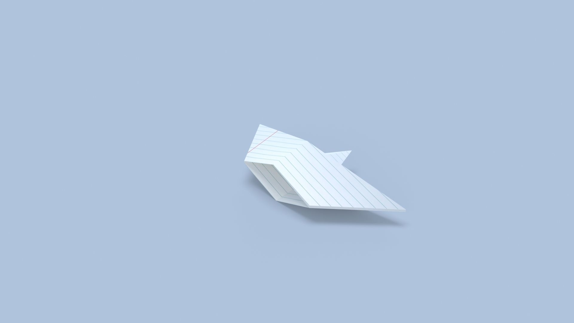 Paper Boat 3D model_7