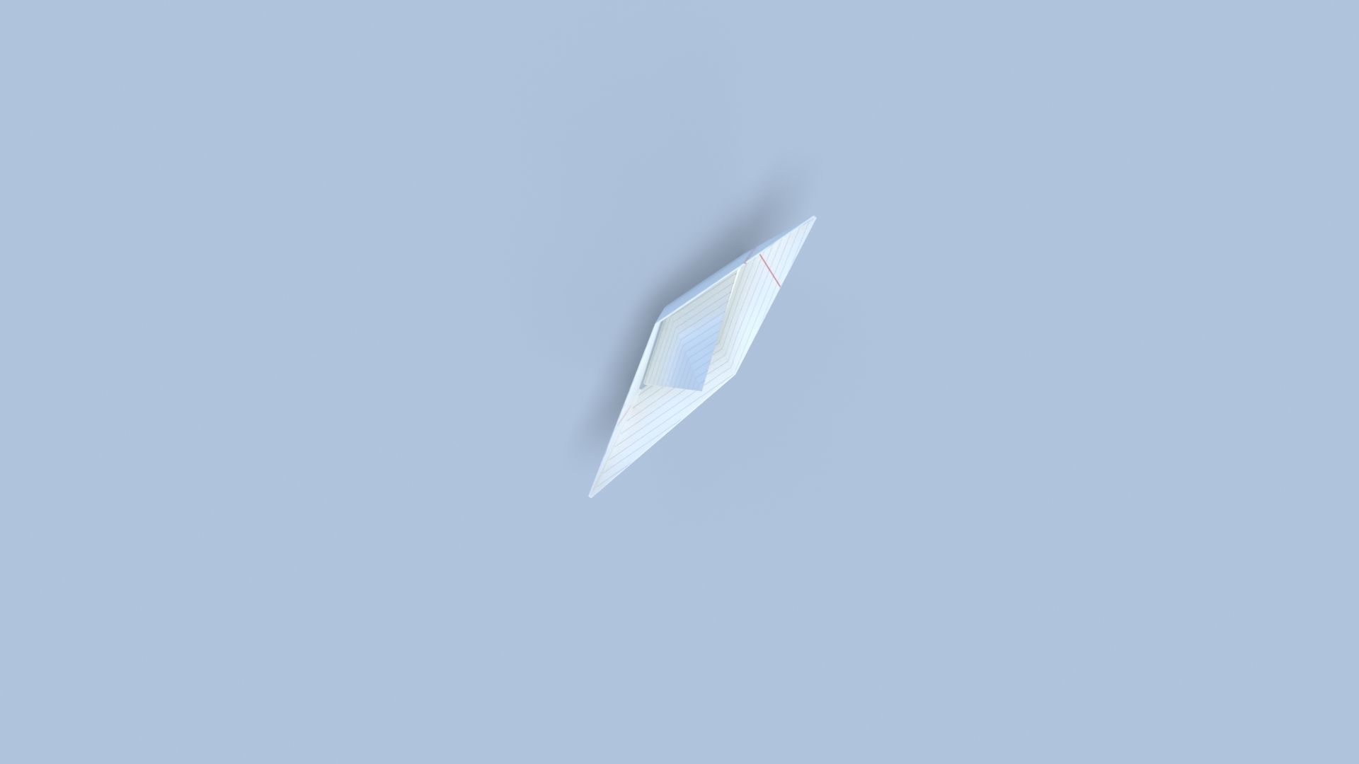Paper Boat 3D model_12