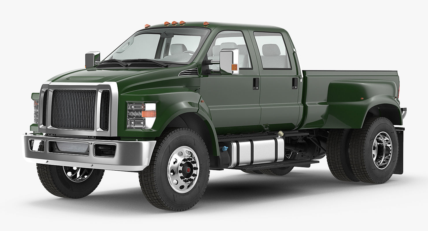 Generic Pickup Rigged 3D model_2