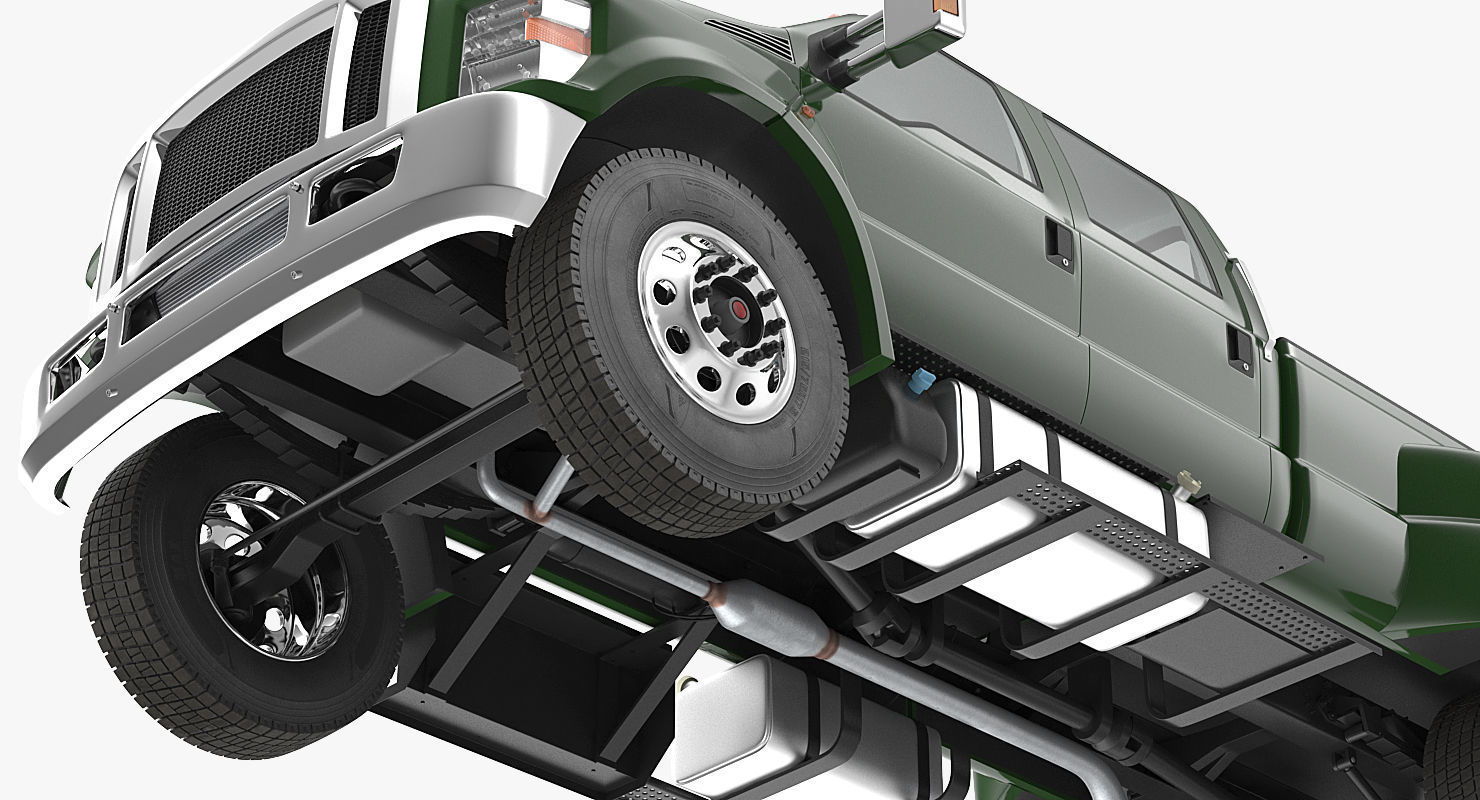 Generic Pickup Rigged 3D model_9