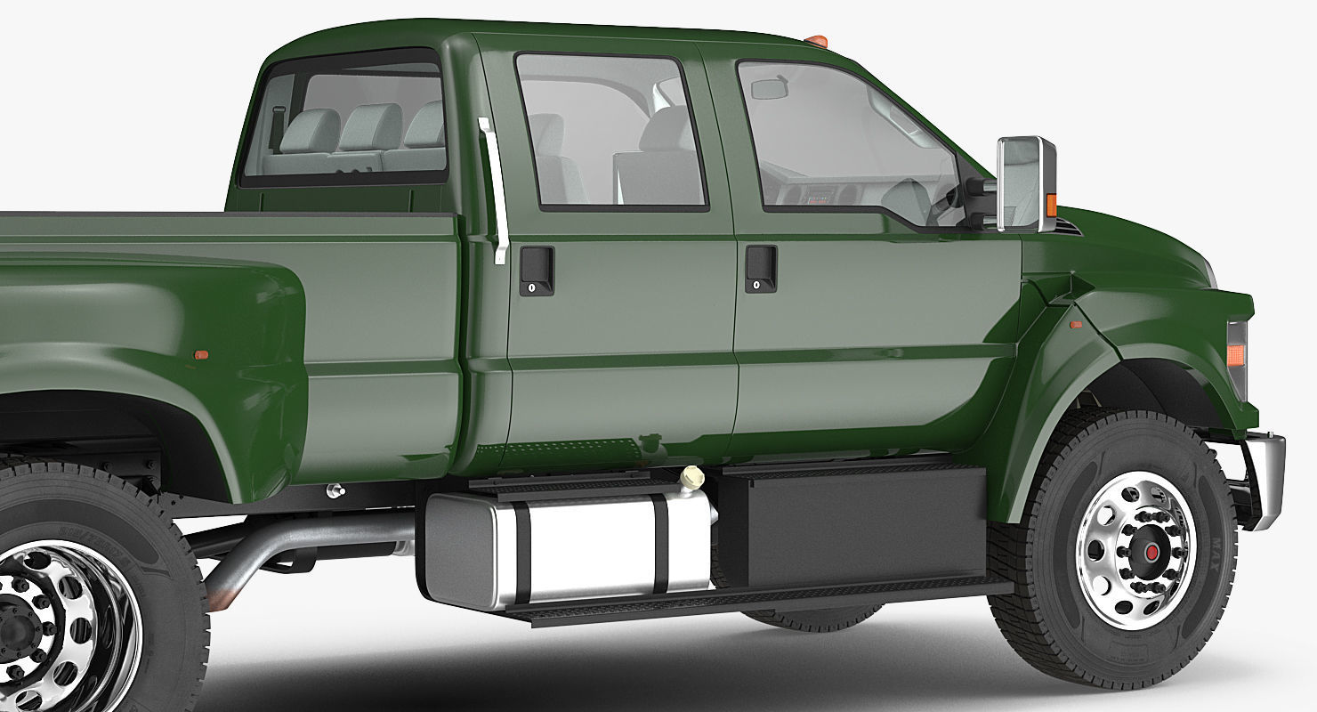 Generic Pickup Rigged 3D model_10